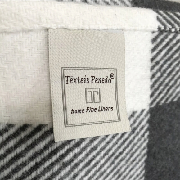 Texteis Penedo 50"x70" Bohemian Modern Fine Linen Throw Blanket Made Portugual - Picture 8 of 9